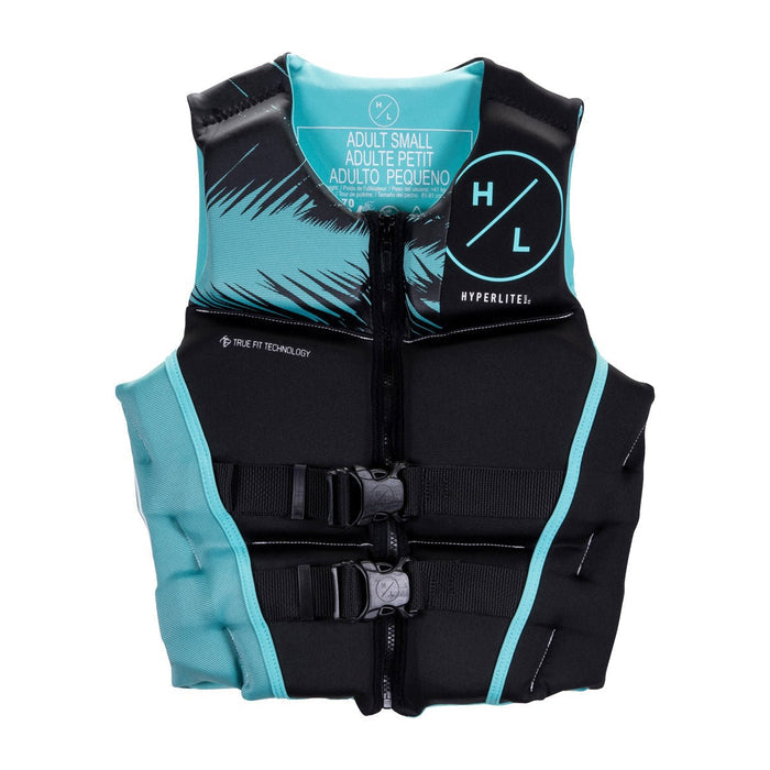 Hyperlite Womens Ambition CGA Life Jacket in Aqua - BoardCo