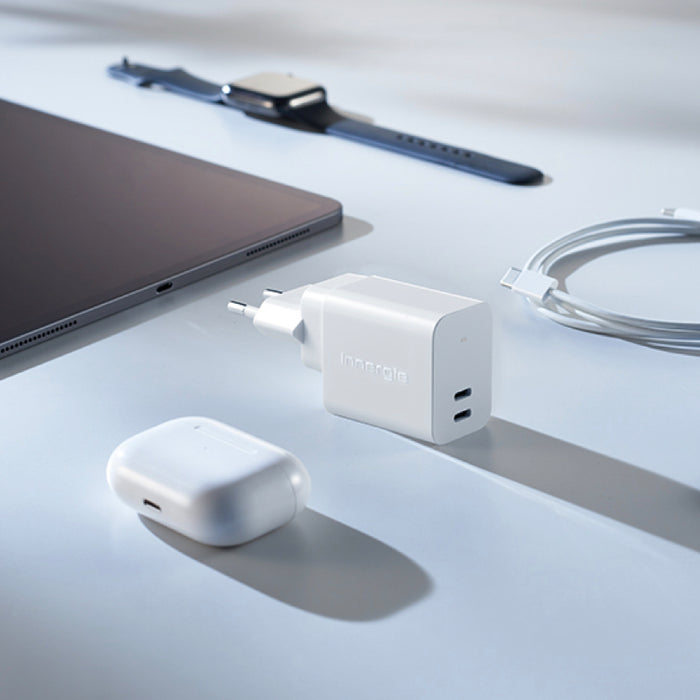 หัวชาร์จ Innergie C4 Duo USB-C 45 วัตต์ (ปลั๊ก TH)