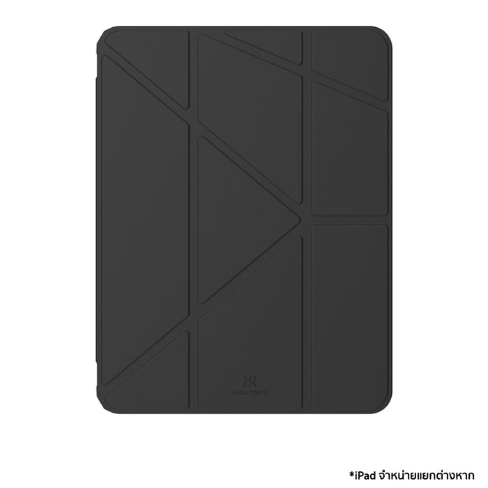 เคสฝาพับ iPad Air 11" (M2/M3/M4) Power Support Air Jacket Folio และ Pencil Holder - Dim Gray