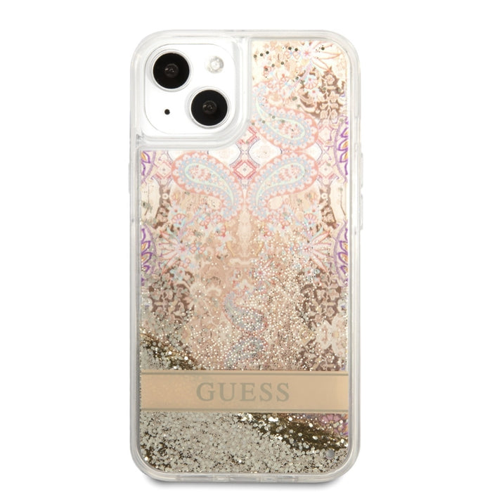 เคส iPhone 14 Guess Liquid Glitter สี Paisley/Gold