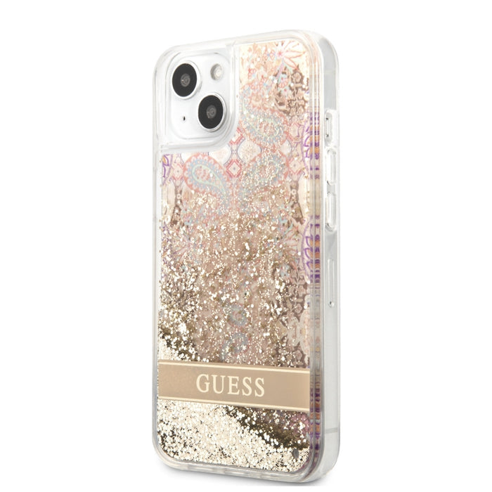 เคส iPhone 14 Guess Liquid Glitter สี Paisley/Gold