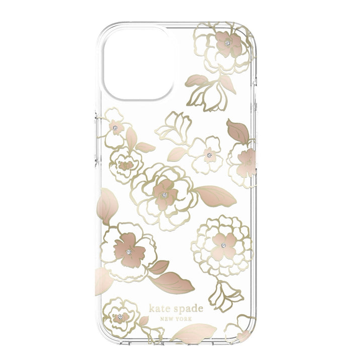 เคสกันกระแทก iPhone 14 Kate Spade Protective Hardshell สี Gold Floral