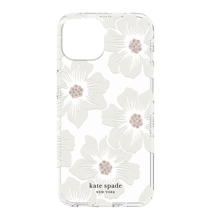 เคสกันกระแทก iPhone 14 Kate Spade Protective Hardshell สี Hollyhock Floral Clear