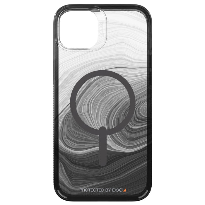 เคสกันกระแทก iPhone 14 Plus Gear4 Milan Snap สี Black Swirl