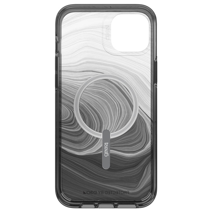 เคสกันกระแทก iPhone 14 Plus Gear4 Milan Snap สี Black Swirl