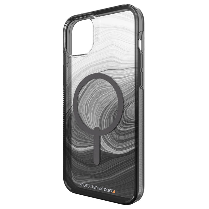 เคสกันกระแทก iPhone 14 Plus Gear4 Milan Snap สี Black Swirl