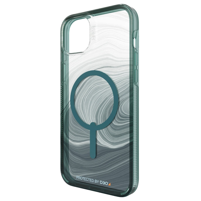 เคสกันกระแทก iPhone 14 Plus Gear4 Milan Snap สี Green Swirl