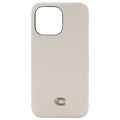 เคส iPhone 14 Pro Max Coach Slim Wrap สี Ivory C Plaque