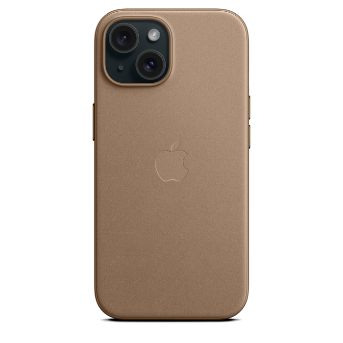 iPhone 15 FineWoven Case with MagSafe - Taupe