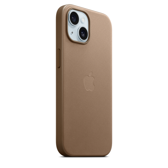 iPhone 15 FineWoven Case with MagSafe - Taupe