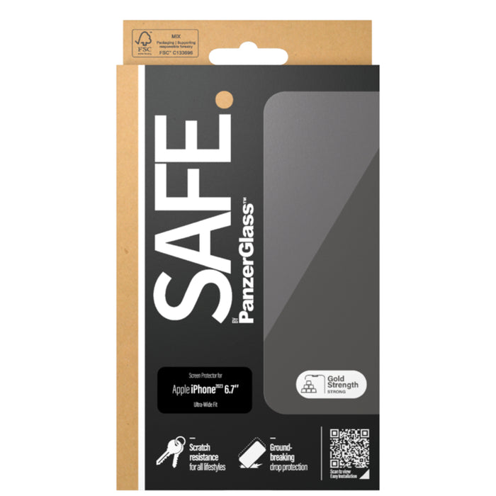 ฟิล์มกันรอยแบบใส iPhone 15 Plus Safe Ultra Wide