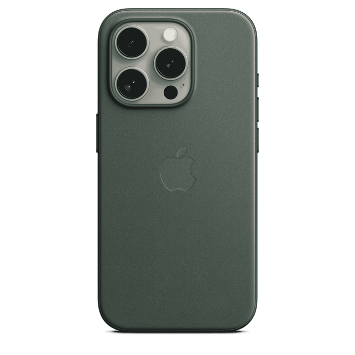 iPhone 15 Pro FineWoven Case with MagSafe - Evergreen