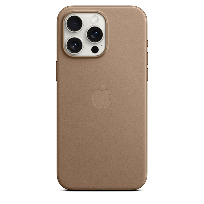 iPhone 15 Pro Max FineWoven Case with MagSafe - Taupe