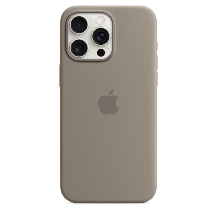 iPhone 15 Pro Max Silicone Case with MagSafe - Clay