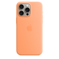 iPhone 15 Pro Max Silicone Case with MagSafe - Orange Sorbet