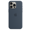 iPhone 15 Pro Max Silicone Case with MagSafe - Storm Blue