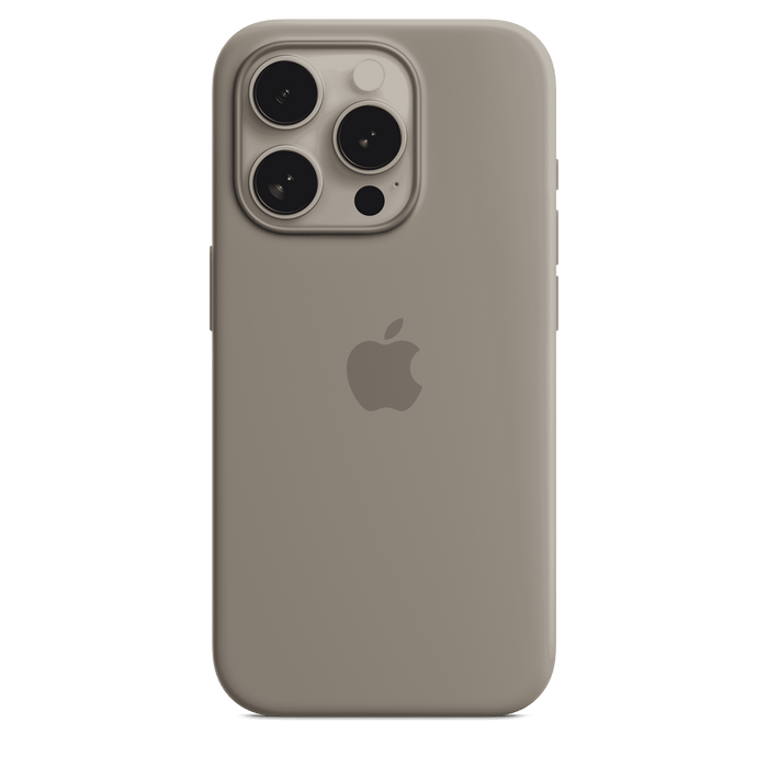 iPhone 15 Pro Silicone Case with MagSafe - Clay