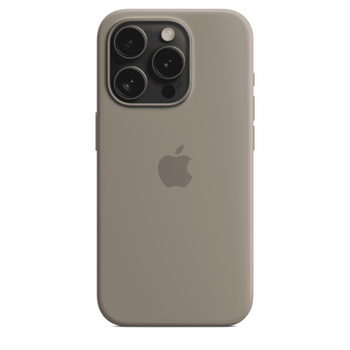 iPhone 15 Pro Silicone Case with MagSafe - Clay
