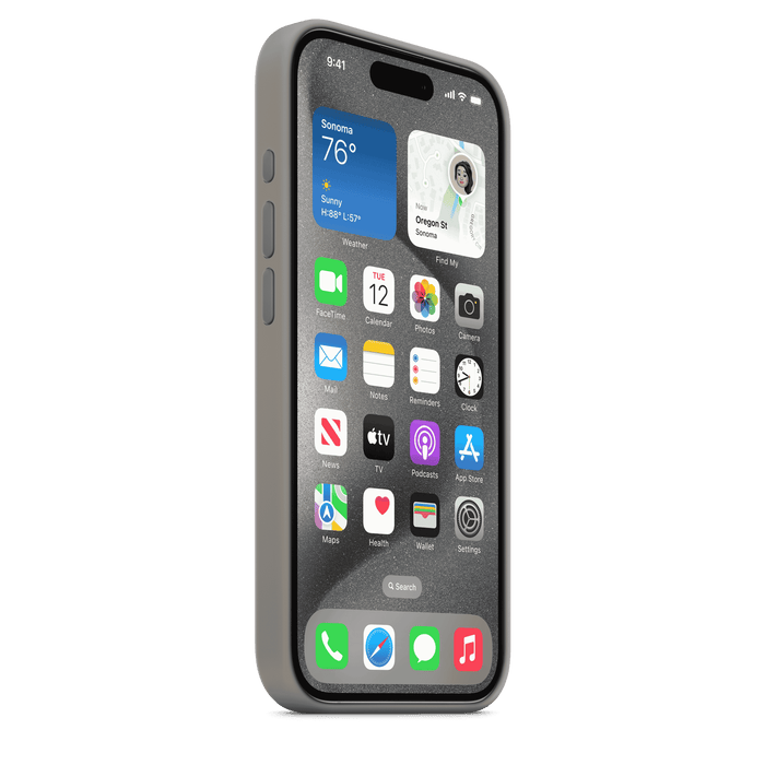 iPhone 15 Pro Silicone Case with MagSafe - Clay