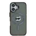 เคสไอโฟน Choupette Head รองรับ MagSafe สำหรับ iPhone 16 สี Black จากแบรนด์ KARL LAGERFELD
