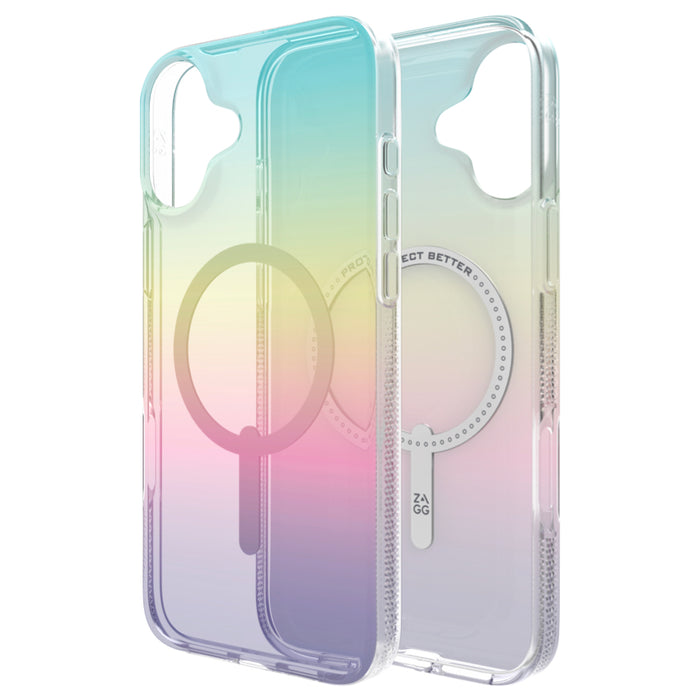 เคสกันกระแทก iPhone 16 Plus Case Zagg Milan Snap สี Iridescent
