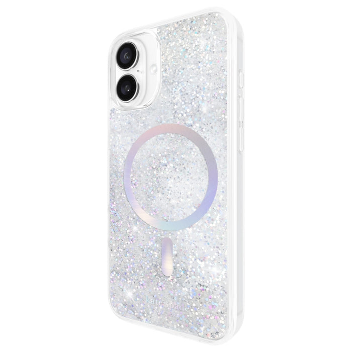 เคสกันกระแทก iPhone 16 Plus Kate Spade Liquid Glitter MagSafe สี Opal Iridescent