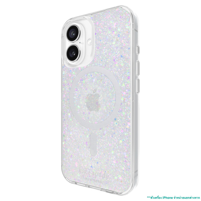 เคสกันกระแทก iPhone 16 Plus Kate Spade Prints MagSafe ลาย Chunky Glitter Iridescent
