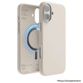 เคสกันกระแทก iPhone 16 Plus Magnetic Silicone รองรับ MagSafe สี Stone