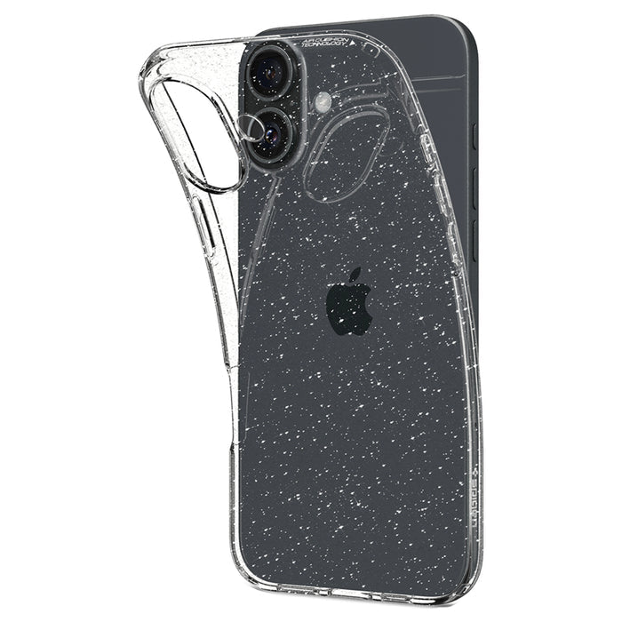 เคสกันกระแทก iPhone 16 Plus Spigen Liquid Crystal Glitter สี Crystal Clear