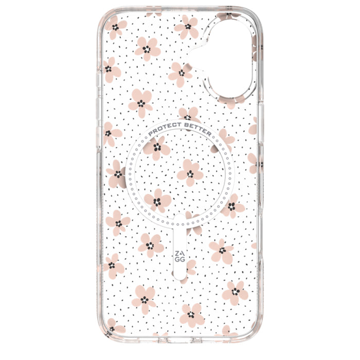 เคสกันกระแทก iPhone 16 Plus Zagg Milan Snap สี Floral Pink Daisies