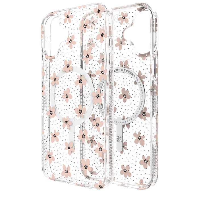 เคสกันกระแทก iPhone 16 Plus Zagg Milan Snap สี Floral Pink Daisies