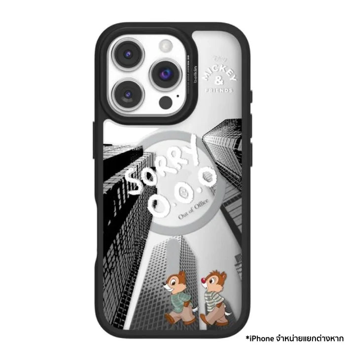 เคสกันกระแทก iPhone 16 Pro Belkin Sheerforce ลาย Chip and Dale รองรับ MagSafe