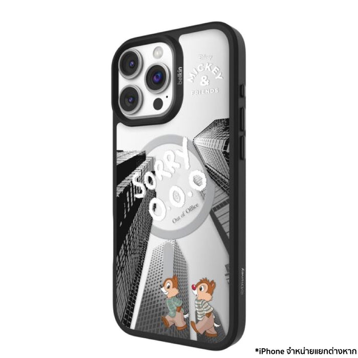 เคสกันกระแทก iPhone 16 Pro Belkin Sheerforce ลาย Chip and Dale รองรับ MagSafe