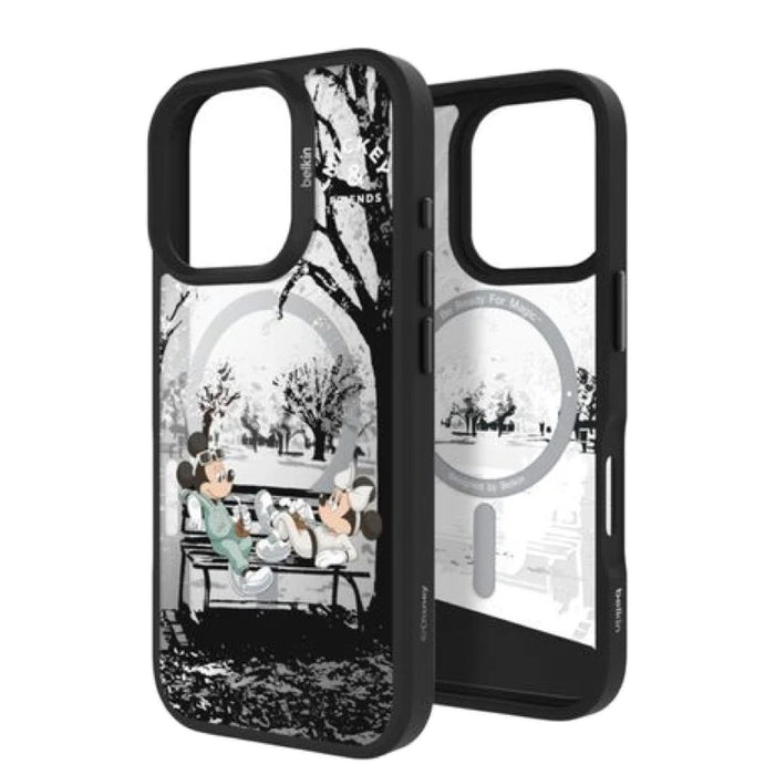 เคสกันกระแทก iPhone 16 Pro Belkin SHEERFORCE ลาย Mickey and Friends รองรับ MagSafe