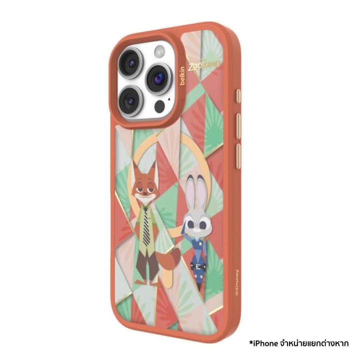 เคสกันกระแทก iPhone 16 Pro Belkin Sheerforce ลาย Zootopia รองรับ MagSafe