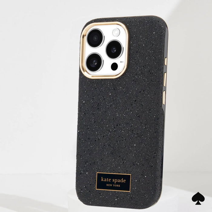เคสกันกระแทก iPhone 16 Pro Kate Spade Crystal Pave MagSafe สี Nightfall