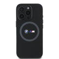 เคสไอโฟน M Mag Liquid Silicone สำหรับ iPhone 16 Pro สี Black แบรนด์ BMW