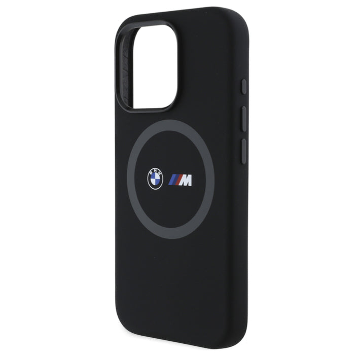 iPhone 16 Pro Max เคสซิลิโคน Bmw M MagSafe Liquid Silicone สี Black