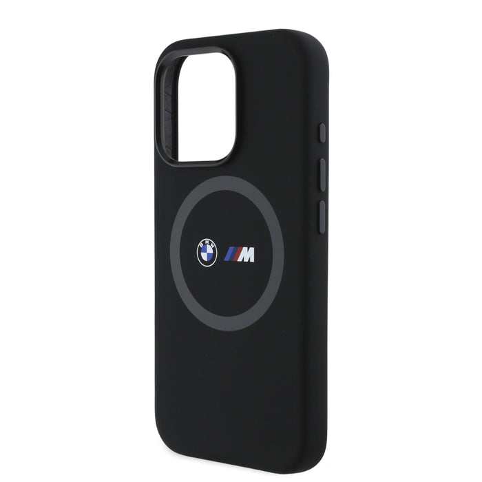 iPhone 16 Pro Max เคสซิลิโคน Bmw M MagSafe Liquid Silicone สี Black