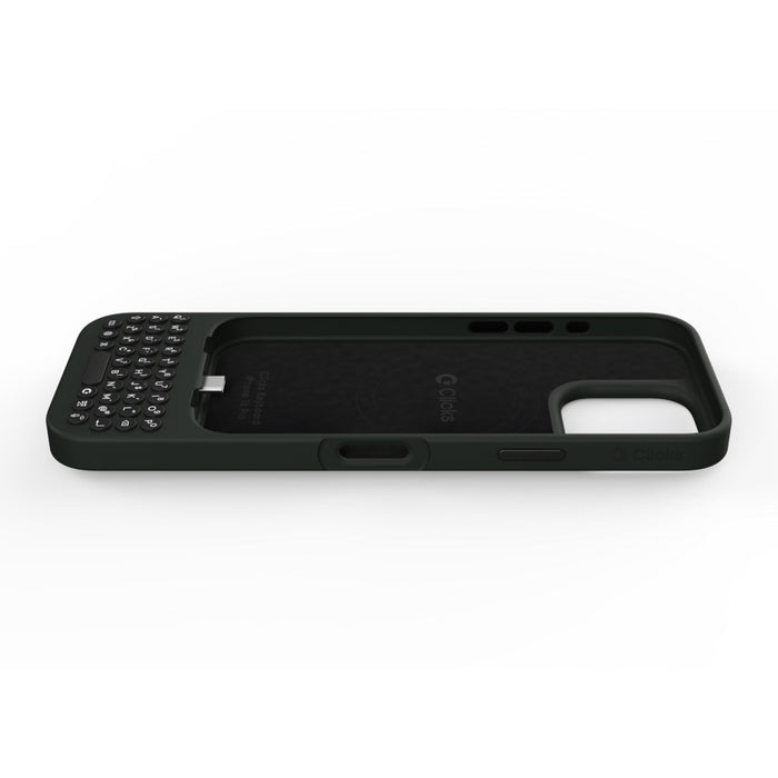 เคสพร้อมคีย์บอร์ด สำหรับ iPhone 16 Pro Max สี Onyx