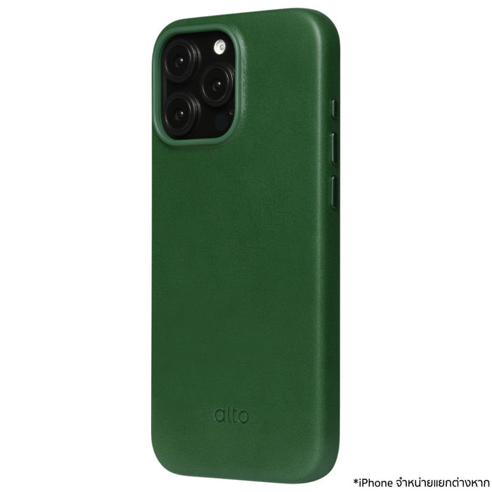 เคสกันกระแทก iPhone 16 Pro Max Alto Clop Leather Magnetic สี Forest