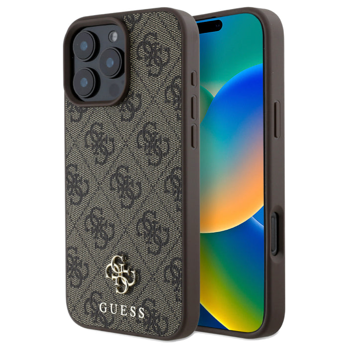เคส iPhone 16 Pro Max Guess PU 4G Small 4G HC MagSafe สี Brown