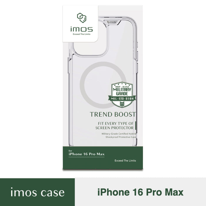 เคส iPhone 16 Pro Max iMOS MagSafe สี Clear