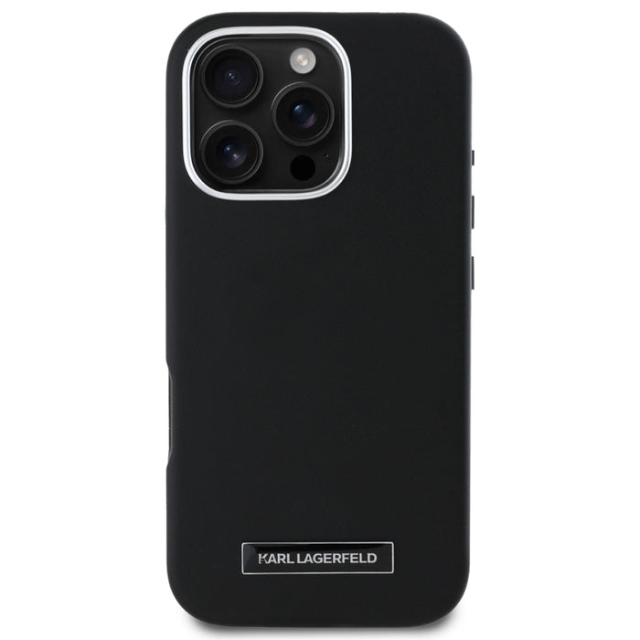 เคส MagSafe PU Full Wrapped สำหรับ iPhone 16 Pro Max สี Black จากแบรนด์ KARL LAGERFELD