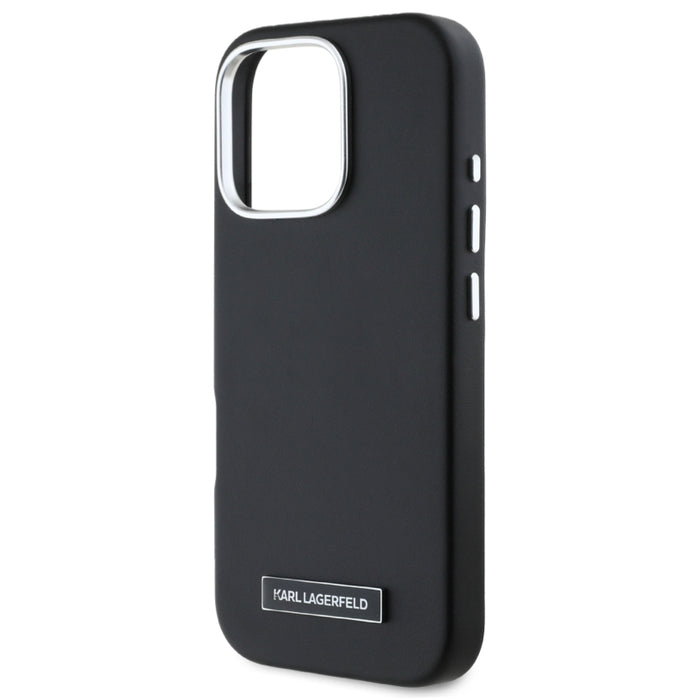 เคสกันกระแทก iPhone 16 Pro Max Karl MagSafe PU Full Wrapped สี Black