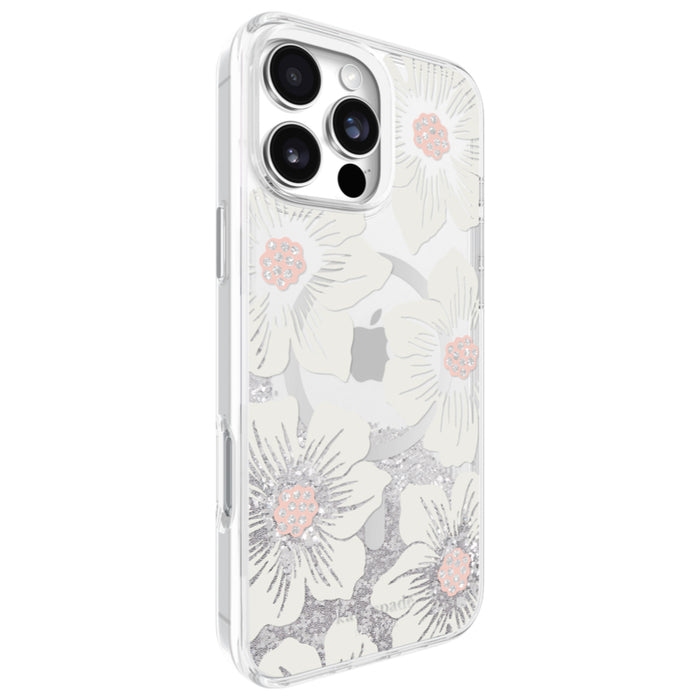 เคสกันกระแทก iPhone 16 Pro Max Kate Spade Liquid Glitter MagSafe สี Opal Iridescent