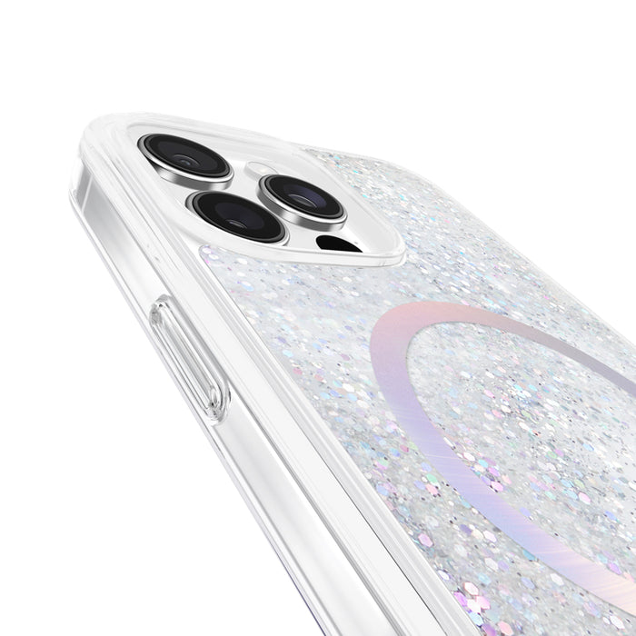 เคสกันกระแทก iPhone 16 Pro Max Kate Spade Liquid Glitter MagSafe สี Opal Iridescent