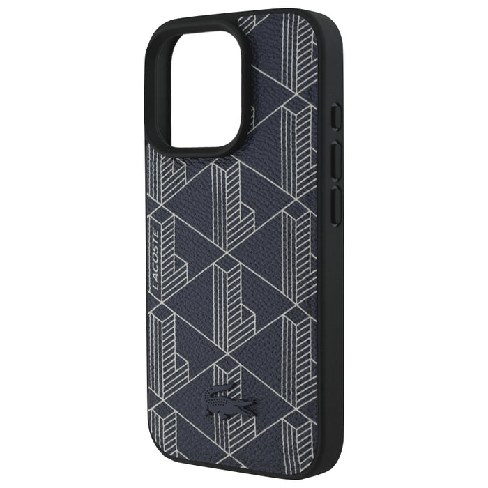 เคสกันกระแทก iPhone 16 Pro Max Lacoste MagSafe Hard Case PVC Monogram สี Navy