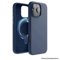เคสกันกระแทก iPhone 16 Pro Max Magnetic Silicone รองรับ MagSafe สี Jean Indigo