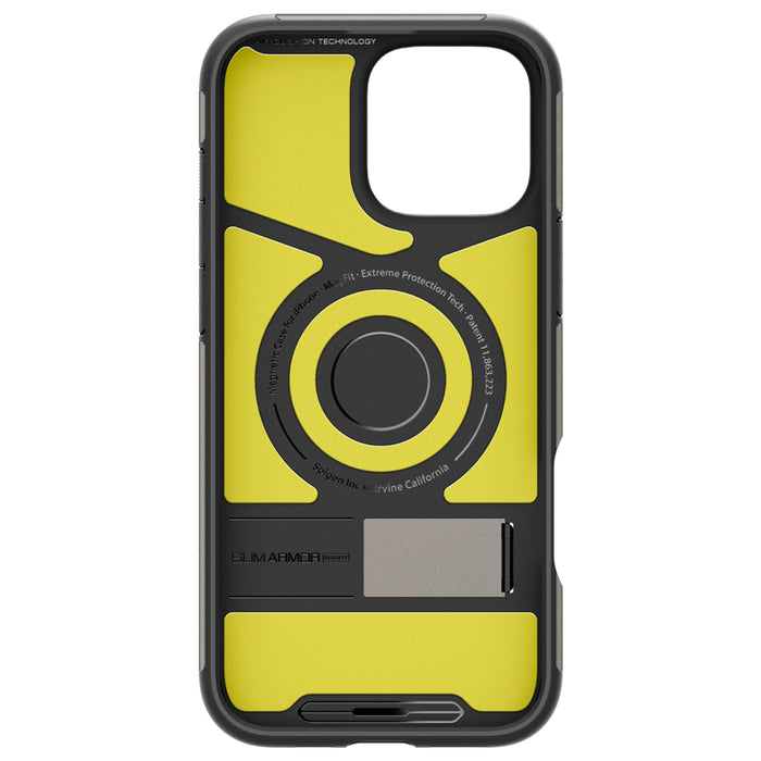เคสกันกระแทก iPhone 16 Pro Max Spigen Slim Armor Magfit สี Gunmetal